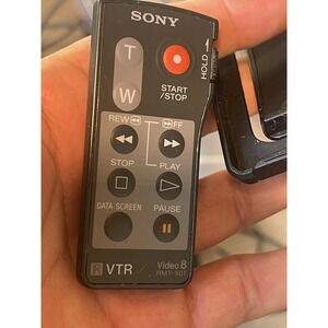 Sony RMT-507 Black Handheld Wireless 8-Buttons VTR Video Camera Remote Control
